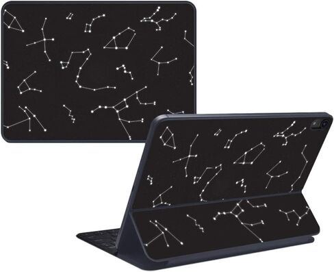 MightySkins Skin Compatible with Apple iPad Pro Smart Keyboard 12.9" (2018) - Diamond Galaxy - Protective, Durable, and Unique Vinyl Decal wrap Cover - Easy to Apply, Remove - Made in The USA in Saudi Arabia