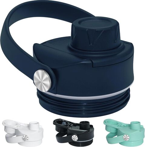 Upgraded Spout Lids for YETI Rambler Water Bottle 12 18 26 36 64 oz Accessories, Big Handle Chug Cap for Rtic Lid Accessories in Saudi Arabia