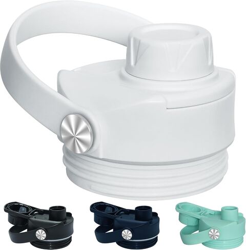 Upgraded Spout Lids for YETI Rambler Water Bottle 12 18 26 36 64 oz Accessories, Big Handle Chug Cap for Rtic Lid Accessories in Saudi Arabia