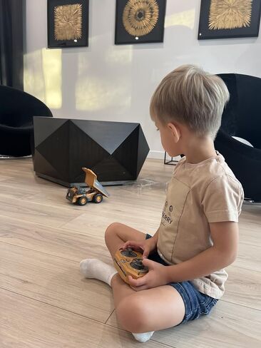 Remote Control Excavator Toys for Boys, 1200mAh RC Excavator Toy with Metal Shovel & Light, 11CH Excavator Toys for Boys 3-5 4-7 8-12 Year Old Kids Christmas Birthday Gift, 60+Mins/Sounds/One-Key Demo in Saudi Arabia