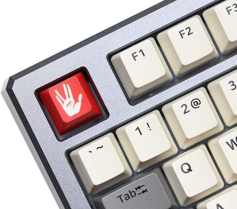 Novelty Star Live Long and Prosper cherry profile dip dye pbt keycap for mechanical keyboard laser etched ESC r1 1x (CProfile LLAP Red Keycap x1) in Saudi Arabia