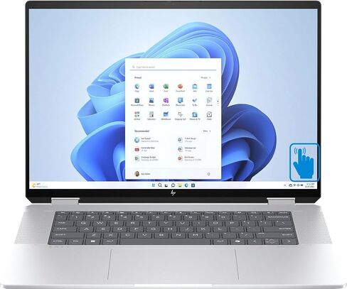 HP Envy x360 AI Powered 2 في 1 كمبيوتر محمول 16.0 بوصة تعمل باللمس (Intel 12-Core Ultra 7-155H، 32GB LPDDR5، 2TB SSD، Backlit KYB، Thunderbolt 4، WiFi 6E، Win 11 Pro) مع موسع منفذ USB DKZ in Saudi Arabia