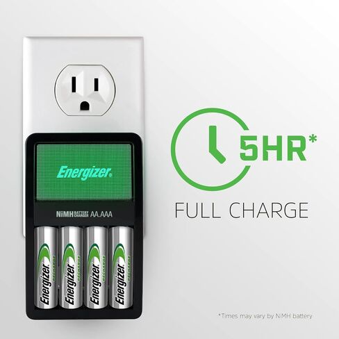 Energizer Rechargeable AA Batteries, Recharge Power Plus Double A Battery Pre-Charged, 8 Count in Kuwait