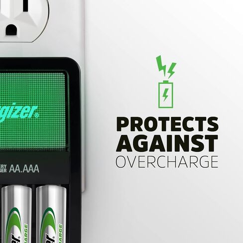 Energizer Rechargeable AA Batteries, Recharge Power Plus Double A Battery Pre-Charged, 8 Count in Kuwait