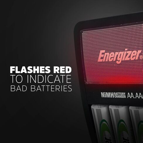 Energizer Rechargeable AA Batteries, Recharge Power Plus Double A Battery Pre-Charged, 8 Count in Kuwait