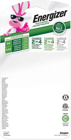 Energizer Rechargeable AA Batteries, Recharge Power Plus Double A Battery Pre-Charged, 8 Count in Kuwait