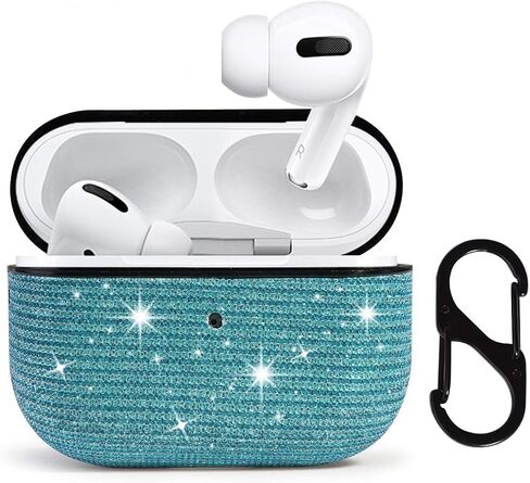 for Airpods Pro Accessories, Bling Glitter for AirPods Pro Case Cute for Girls Kids Protective Case for AirPods Pro Charging Case,Grey in Saudi Arabia