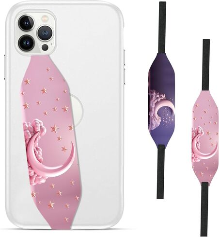 Custom Phone Grip Strap |Reversible Phone Hand Strap for Phone Cases As Phone Loop Holder |Secure Handling by Comfortable Phone Strap - Mountain Rays in Saudi Arabia