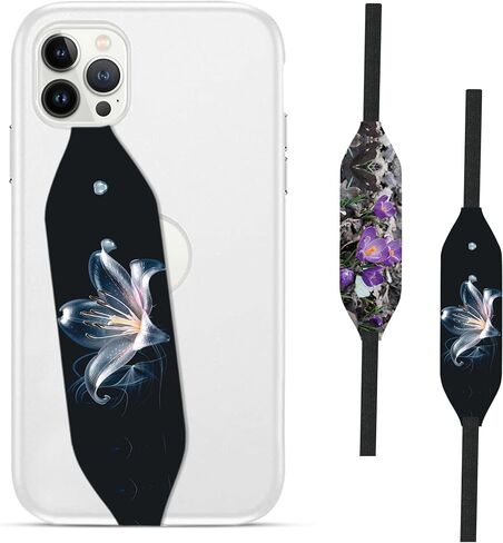 Custom Phone Grip Strap |Reversible Phone Hand Strap for Phone Cases As Phone Loop Holder |Secure Handling by Comfortable Phone Strap - Mountain Rays in Saudi Arabia