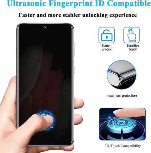 For OnePlus 12R Privacy Screen Protector, Anti-Spy Case Friendly 9H Hardness Tempered Glass Film for OnePlus 12R 5G, Anti-Scratch [Support Fingerprint Unlock] [NOT FOR OnePlus 12] in Saudi Arabia