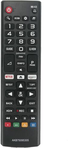 Universal Remote for LG TV Remote Control (All Models) Compatible with 24LF454B and All LG Smart TV LCD LED 3D HDTV AKB75375604 AKB75095307 AKB75675304 AKB74915305, in Saudi Arabia