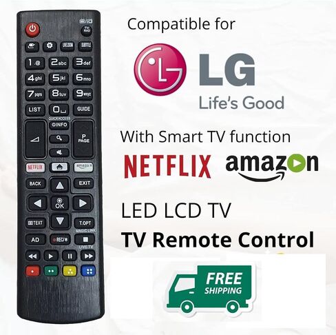 Universal Remote for LG TV Remote Control (All Models) Compatible with 24LF454B and All LG Smart TV LCD LED 3D HDTV AKB75375604 AKB75095307 AKB75675304 AKB74915305, in Saudi Arabia