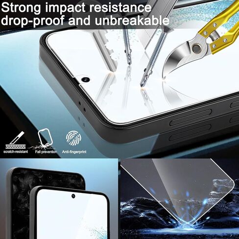 Glass Screen Protector for Galaxy S22 Plus 6.6 inch [2 Pack][Easy Installation],HD Clear Full Screen Tempered Glass,Case Friendly in Saudi Arabia