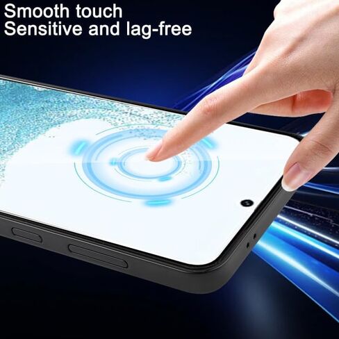 Glass Screen Protector for Galaxy S22 Plus 6.6 inch [2 Pack][Easy Installation],HD Clear Full Screen Tempered Glass,Case Friendly in Saudi Arabia
