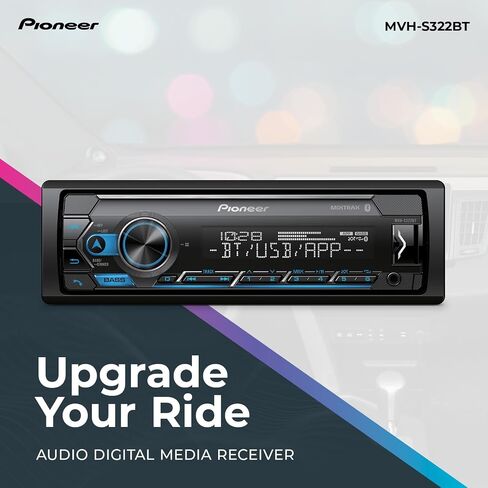 Pioneer MVH-S230BT Bluetooth Car Stereo with USB Inputs, Smartphone Connectivity, Hands-Free Calling in Saudi Arabia