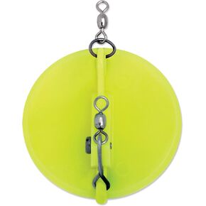 Luhr Jensen 3 Dipsy Diver (Magnum) Chartreuse/White Bottom