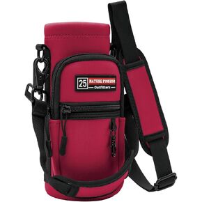 NATURE PIONEOR Water Bottle Carrier Holder Sleeve with Adjustable Strap 32 oz, Insulated Water Bottle Holder Sling Bag in Kuwait
