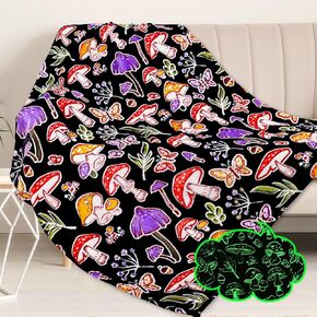 Kids Truck Toys Glow in The Dark Blanket for Boys Tractor Car Throw Blanket Soft Warm Blankets Glowing Trucks Decor Blanket 40"x50"