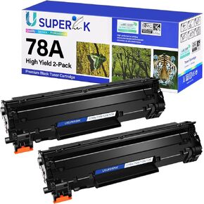 CE278A P1606n Compatible Toner Cartridge Replacement for Hp 78A Black Toner Cartridge to use for Laser jet P1606dn P1606 M1536dnf P1560 P1566 Printer (Black, 2 Pack)