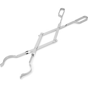 Stanbroil Outdoor Campfire Fireplace Tongs, 26" Long, Log Grabber, Black