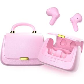 Women Kids TWS Wireless Bluetooth Earbuds Ear Buds for Small Ears Women Girls Best Gift TWS Bluetooth Wireless Cute Earbuds for Small Ear Canals Kids in Ear Headphones Earphones