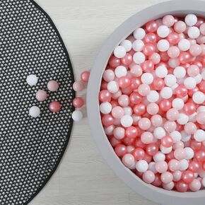 GOGOSO Ball Pit Balls -100pcs BPA Free Balls Crush Proof Stress Balls Toy for Baby Boys Girls Playhouse Pool Birthday Mermaid Party Decoration, 2.2", Coffee Star Balls