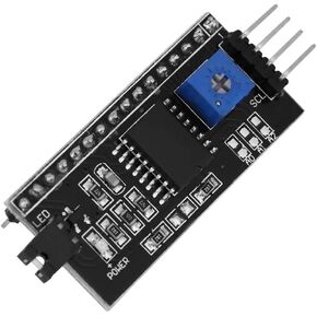 YWBL-WH Adapter Board IIC/I2C Interface 5V Converter Module for 1602 LCD, Electronic Components