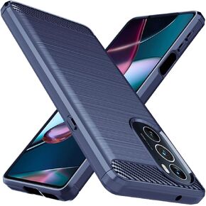 Osophter for Motorola Edge Plus 2022 Case,Moto Edge Plus 2022 Case Shock-Absorption Flexible TPU Rubber Protective Cell Phone Cover for Motorola Edge Plus 5G UW 2022(Navy Blue)