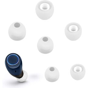 3 Pairs Replacement Silicone Eartips Earbuds Eargels Compatible with JBL TUNE120 T125TWS T120TWS Earphones