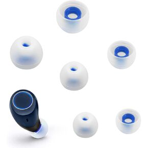 3 Pairs Replacement Silicone Eartips Earbuds Eargels Compatible with JBL TUNE120 T125TWS T120TWS Earphones