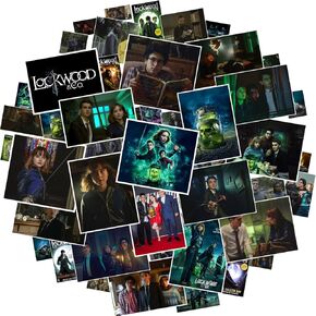 50PCS Lockwood and Co New TV Show Stickers Catoon Waterproof Graffiti Vinyl Decals Laptop Toy Kid Gifts