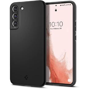 Spigen Thin Fit Designed for Galaxy S22 Case (2022) - Black