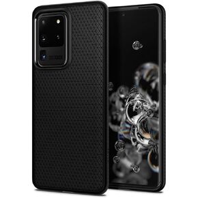 Spigen Liquid Air Armor Designed for Samsung Galaxy S20 Ultra Case/Galaxy S20 Ultra 5G Case (2020) - Matte Black