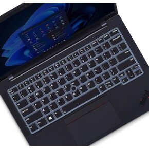 Keyboard Cover for 14" Lenovo Thinkpad x1 Carbon Gen 11/Gen 10 2024 2023,ThinkPad E14 Gen 6/Gen 5,ThinkPad T14 T14s L14 P14s Gen 3/Gen 4 Keyboard Skin Protector-Clear