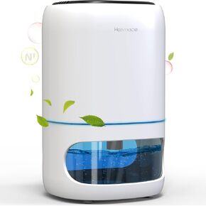Hoomace 3 In 1 Small Humidifier Dehumidifier Combo With Air Filtration, Humidifiers Dehumidifier For Home Bedroom With Drain Hose Temperature Display,4 Modes,7 Color LED Lights,Timer Set