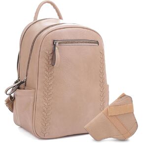 JESSIE & JAMES Women's Large Multi Compartments Fashion Concealed Carry Backpack|TN