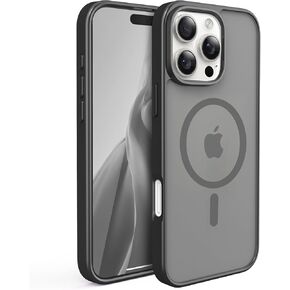 Sansunto for iPhone 16 Pro Max Case, Slim Protective Cover for Women Men, Slim Fit with MagSafe, Translucent Matte Back Military-Grade Drop Protection, Scratch-Resistant 16promax Phone Case 6.9 Inch