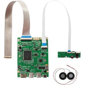 USB C Type C mini HD-MI Control Board for 15.6" 1366x768 B156XTK01.0 Touch HD 40pin Glossy OnCell Digitizer LCD LED Display
