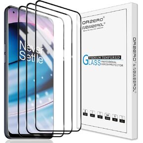 Orzero (3 Pack) Compatible for OnePlus Nord N20 5G Screen Protector, 2.5D Arc Edges Full Adhesive 9 Hardness High Definition Bubble Free Anti-Scratch