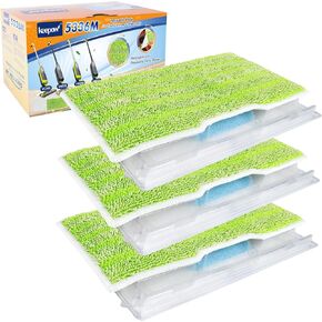 عبوات بديلة من keepow قابلة لإعادة الاستخدام متوافقة مع Shark Vacmop VM252 VM200 VC205 VM250، وسادات مبللة قابلة لإعادة الاستخدام لتنظيف الأرضيات الصلبة، امتصاص أقوى للمياه، أزرق، 5 عبوات in Kuwait