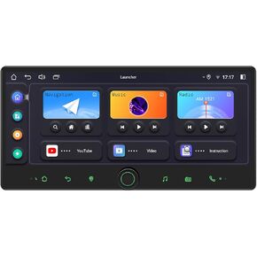 JOYING Double Din Car Stereo 12.3 inch Car Radio Android 12 Head Unit 8GB+128GB with Wireless Carplay Android Auto GPS Navigation AM/FM Radio Mirror Link(JY-HZD03N8)