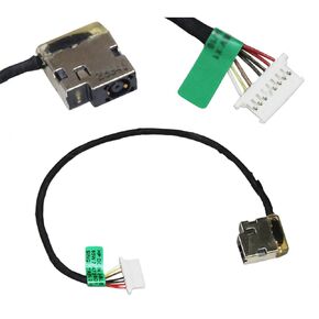 GinTai DC Power Jack Harness Cable Socket Plug Connector Charging Port Replacement for HP 13-C 14-X 14-Z M6-P 15-AB 15-EF 15-DY 17M-CE 15S-DU 17M-CG 17T-CG 17-CG 799749-S17 799749-Y17 799749-F17