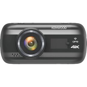 KENWOOD DRV-A601WDHP 4K Ultra HD Dash Cam Package with Front and Rear Dual Lens Cameras, Night Vision, Parking Mode, Wi-Fi & GPS, Includes Hardwire Kit and 64GB microSD Card