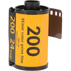 Camera Color Print Film, Professional ISO 200 24 Exposures 35mm Gold 200 Color Negative Film, for Cameras in Saudi Arabia