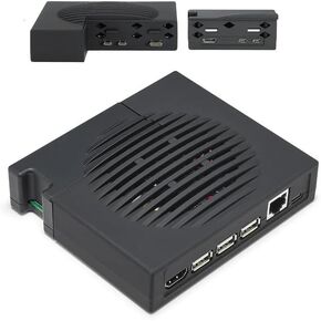 Vilros RaspberryPi Zero Port 'n' Play-A Pi Zero Port Expanding/Breakout Case- Compatible with Raspberry Pi Zero, Zero W, Zero W 2 (Black)