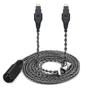 FAAEAL Replacement Cable for Sennheiser HD650 HD660S HD600 HD6XX HD580 HD565 HD545 HD535 Headsets,3.5mm Upgrade Headphone Wire,8 Strands OCC and OFC Silver Plated Earphone Line 4.9ft(1.5m) (3.5mm)