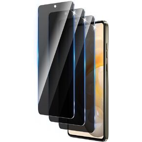 3 Pack Privacy Screen Protector Designed for Motorola Moto G Stylus 5G 2024,Full Coverage Anti-Spy Tempered Glass Film,9H Hardness,Anti-Fingerprint,Bubble Free,Easy to Install