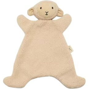 Teddy Bear | Lamb Lovey Comforter Toy for Babies, Snuggle Toy Baby Girl & Boy, Nursery Soft Little Lovie for Newborns and up, Cuddly Plush Security Blanket Toy Infants 0-6 Months, 12inch (Brown Bear)
