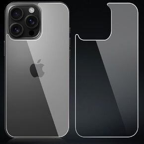 واقي شاشة خلفي Beeyoka لهاتف iPhone 16 Pro [عبوة من قطعتين]، واقي زجاجي خلفي iPhone 16 Pro مضاد لبصمات الأصابع/الخدش، واقي رفيع للغاية لهاتف iPhone 16 Pro (6.3 بوصة)