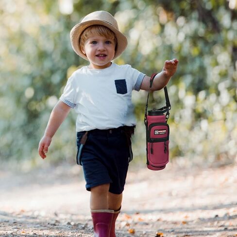 NATURE PIONEOR Water Bottle Carrier Holder Sleeve with Adjustable Strap 32 oz, Insulated Water Bottle Holder Sling Bag in Kuwait